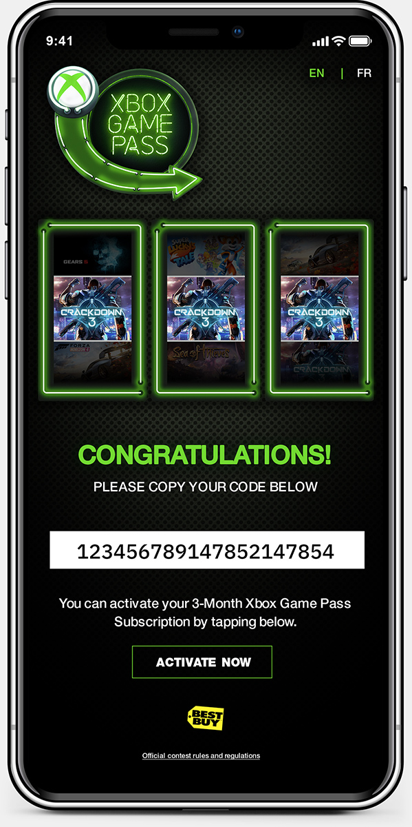 Xbox GamePass device 4