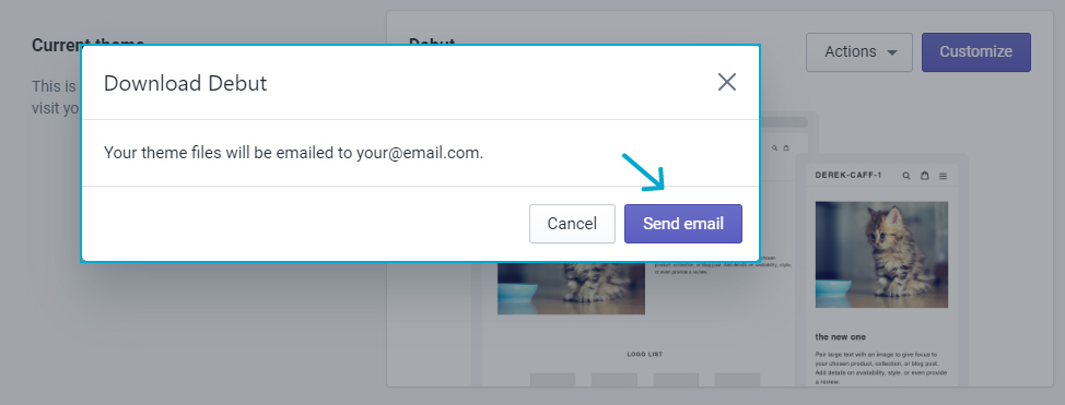 Send email to yourself with the file